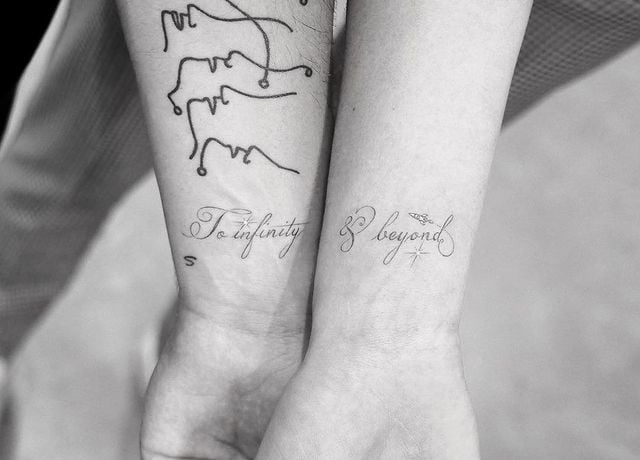 Sophie Turner's "& Beyond" Tattoo