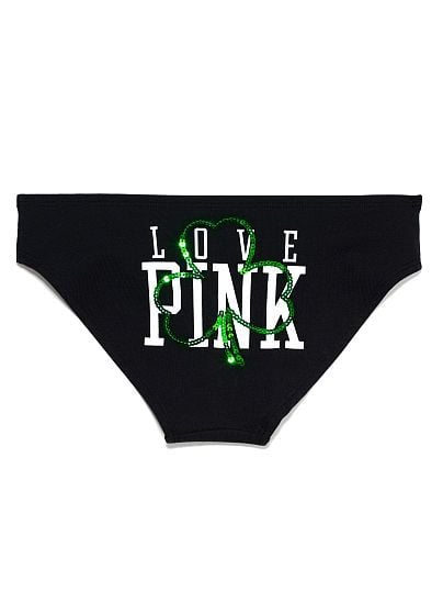 Victoria's Secret Pink ruched bikini panty ($10)