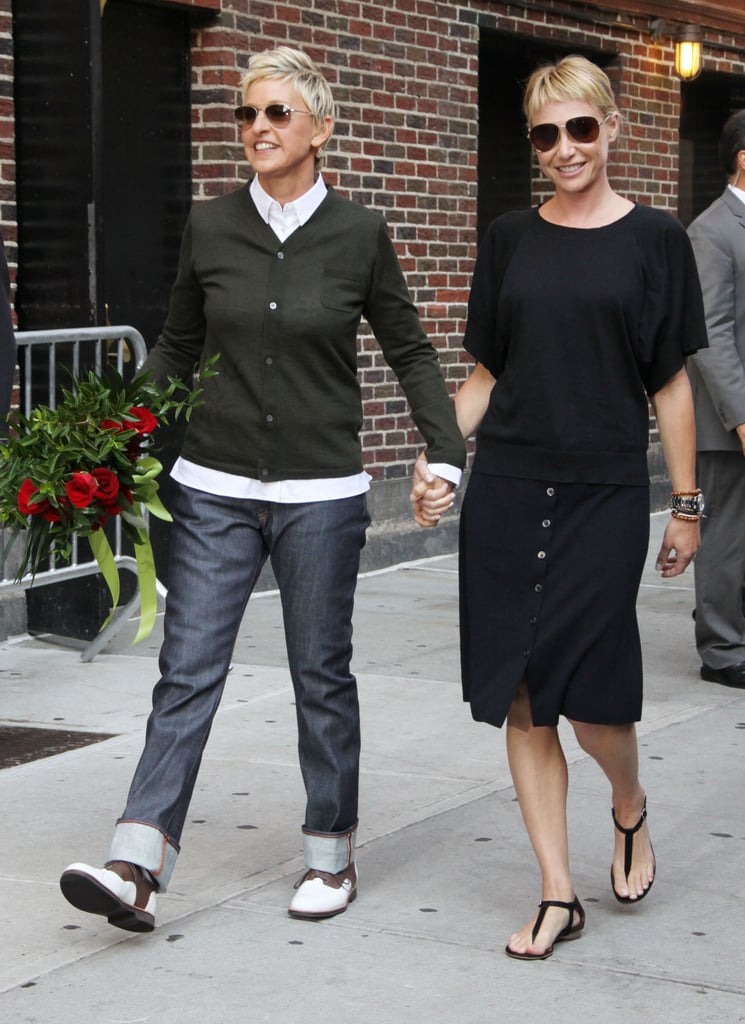 Cute Portia de Rossi and Ellen DeGeneres Pictures