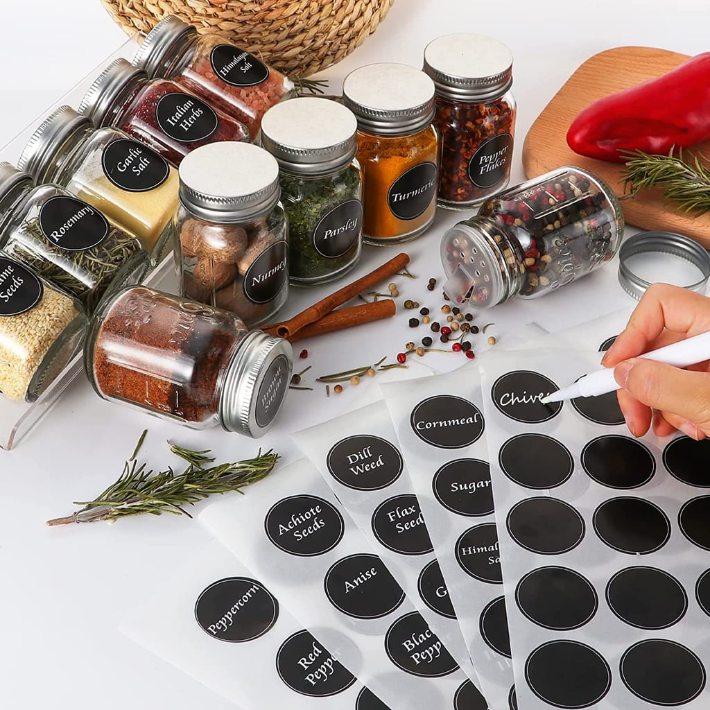 Glass Spice Jars: AuroTrends Glass Jars With Lids