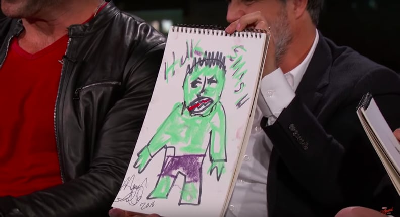 Mark Ruffalo's Drawing of the Hulk