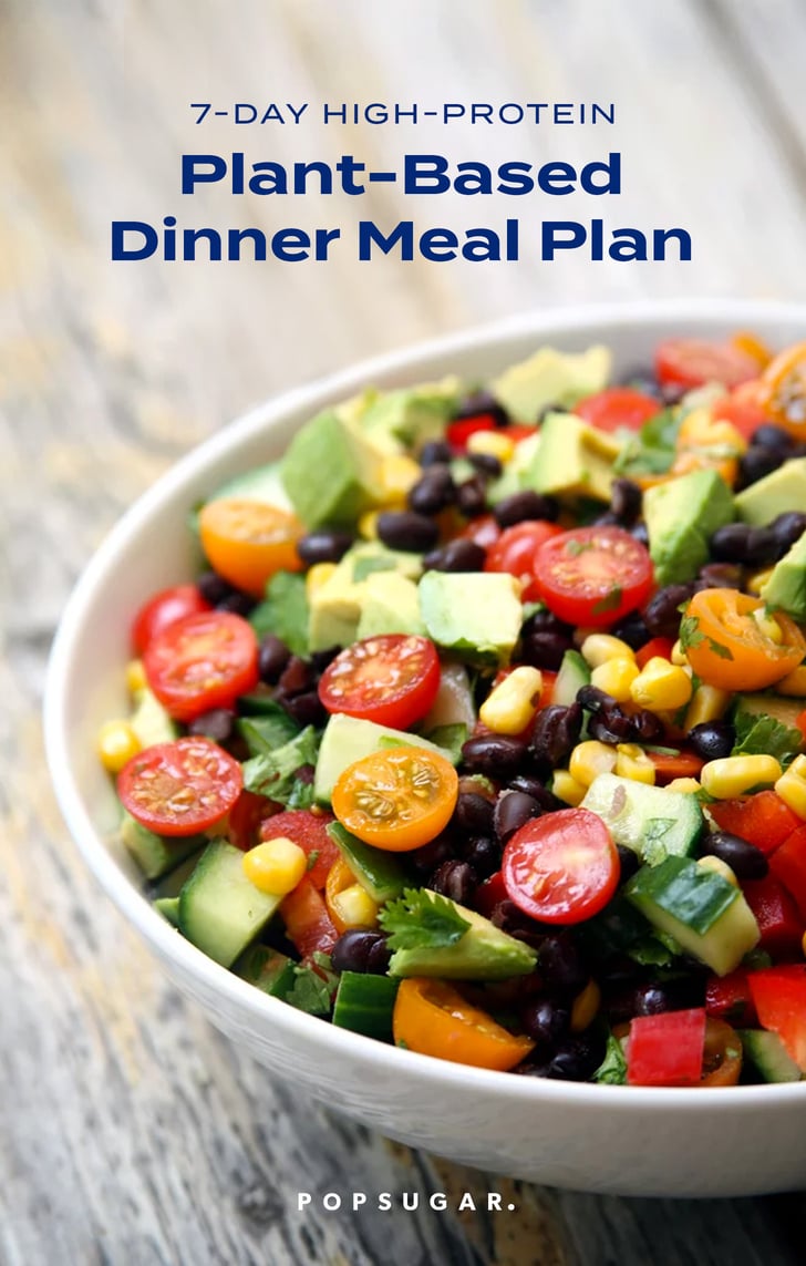 7-Day Plant-Based High-Protein Dinner Meal Plan For Summer