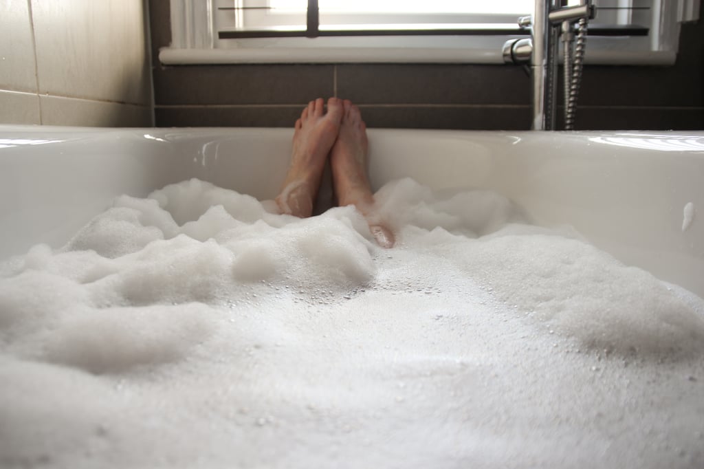 After: Take a Bubble Bath or Ice the Area