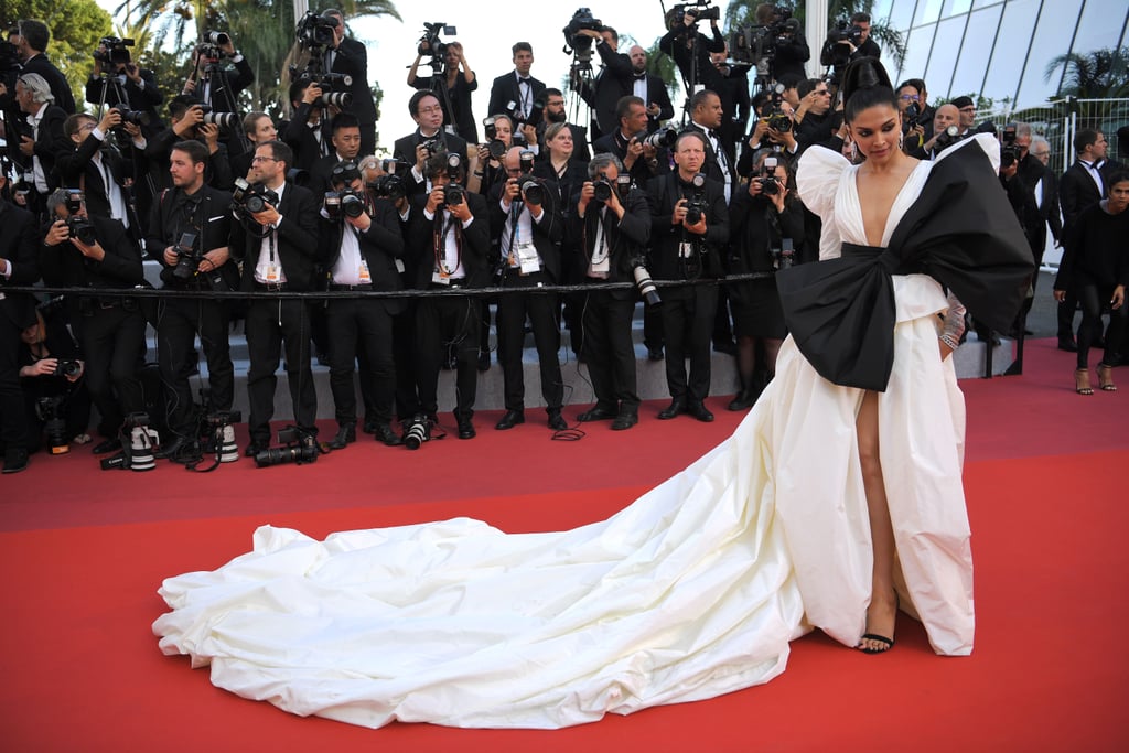 Deepika Padukone White Dress at Cannes 2019