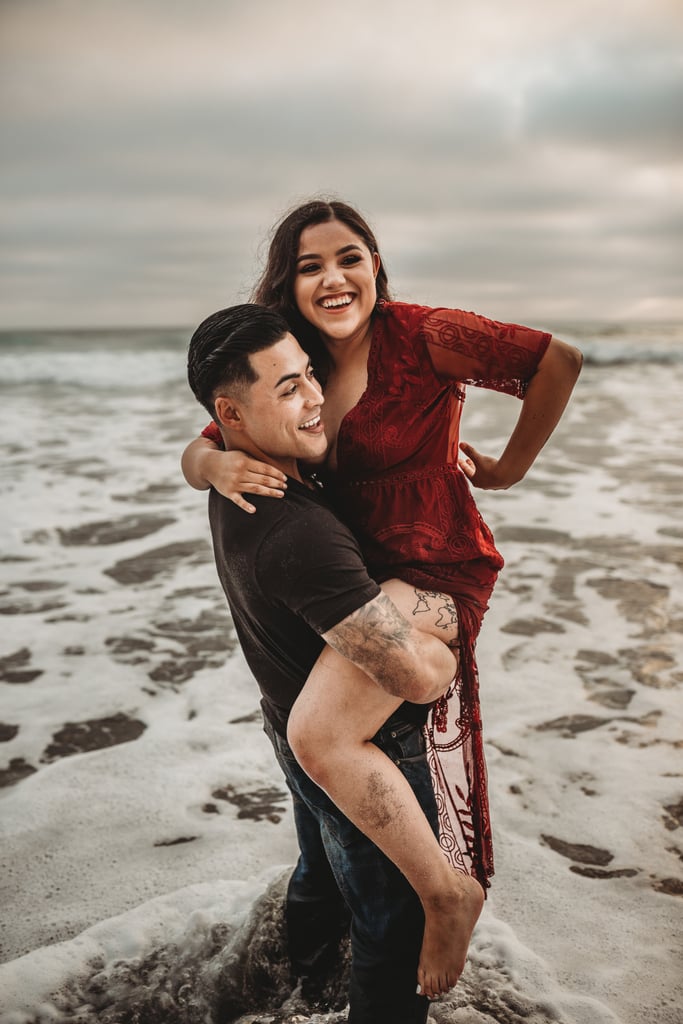 This Couple Met Right Before Taking These Sexy Beach Photos