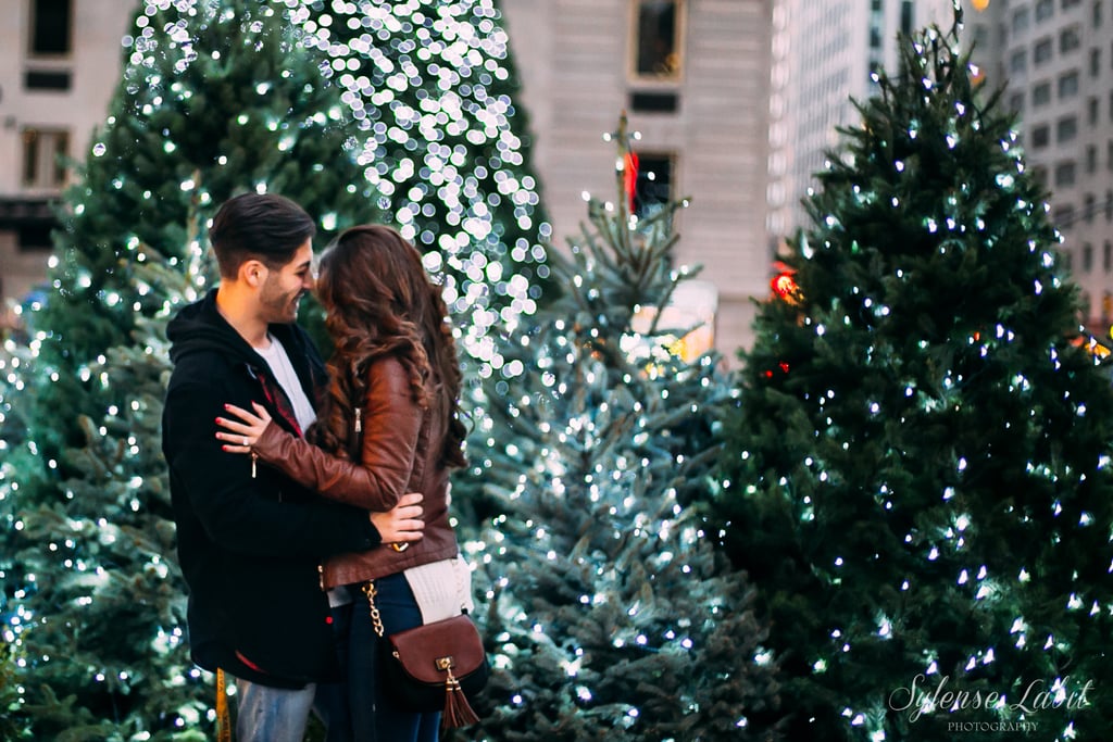 Christmas Engagement Photos in New York
