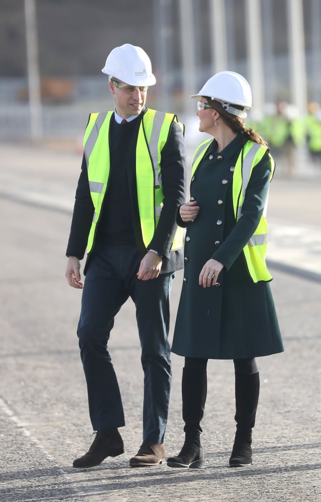 Kate Middleton and Prince William Sunderland February 2018