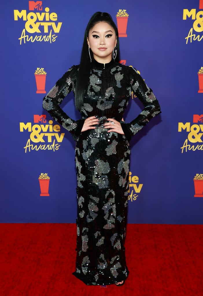 Lana Condor Wears Giorgio Armani to MTV Movie and TV Awards