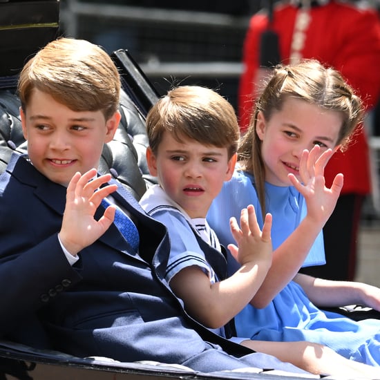 George, Charlotte, and Louis at Trooping the Colour 2022