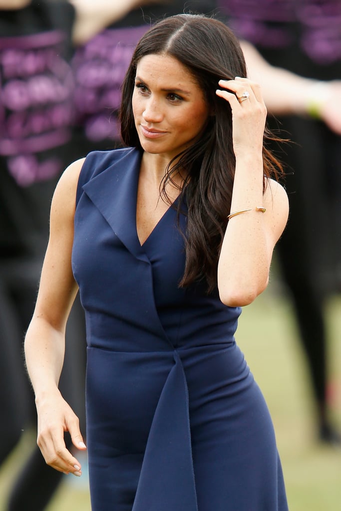 Meghan Markle Wears Dion Lee Dress October 2018