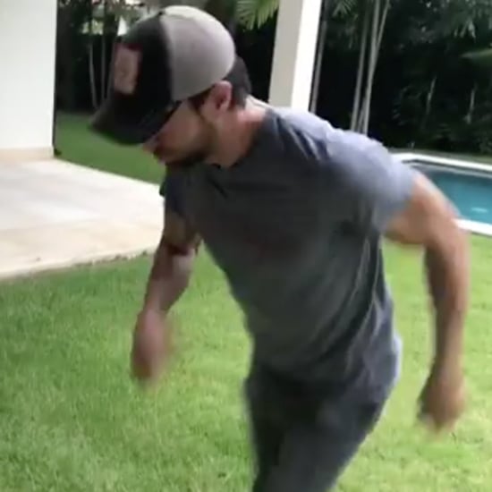 Enrique Iglesias's Instagram Video Entertaining His Twins