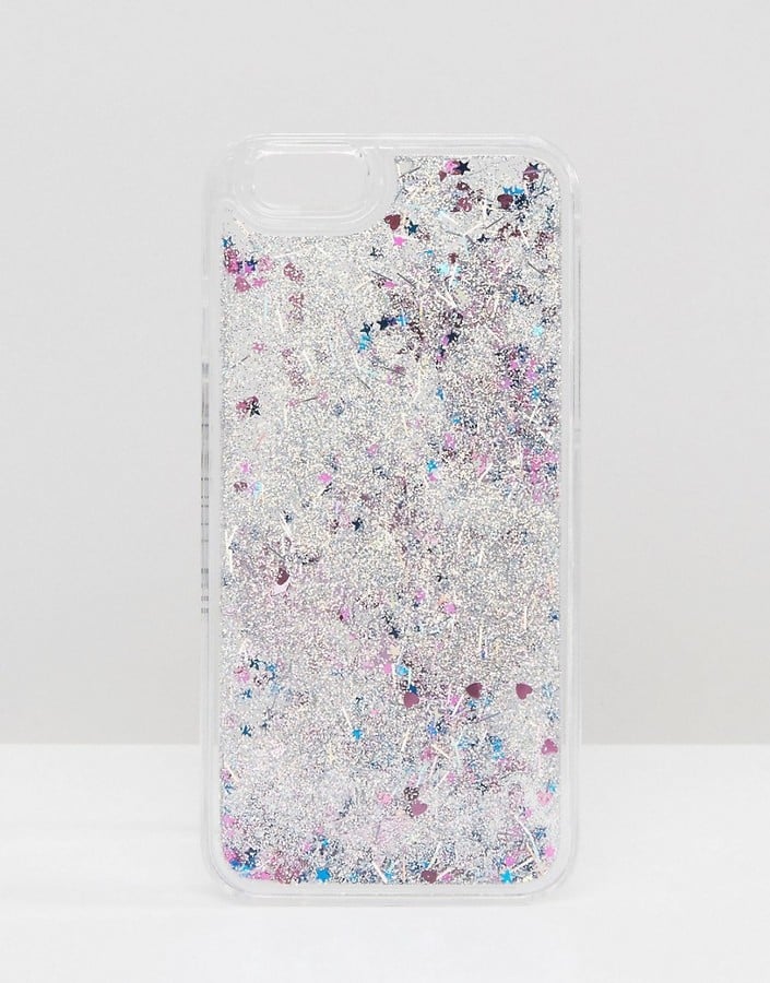 Skinnydip Pink Star Sequin Liquid Glitter iPhone 6/6s Case ($28)