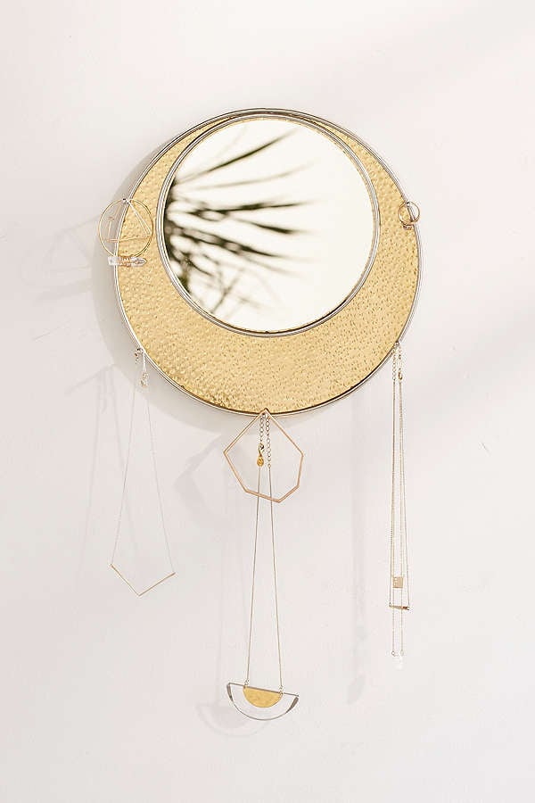 Luna Mirrored Moon Jewelry Storage