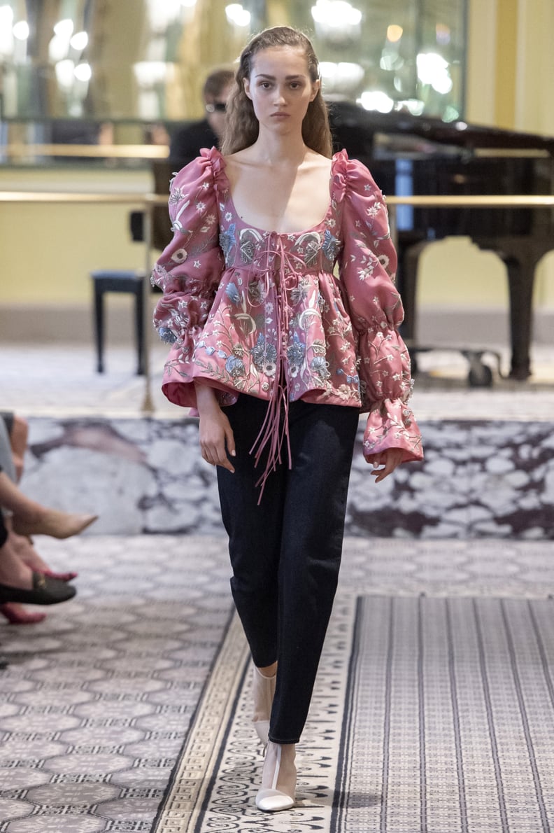 Puffy Sleeves on the Brock Collection Runway at New York Fashion Week