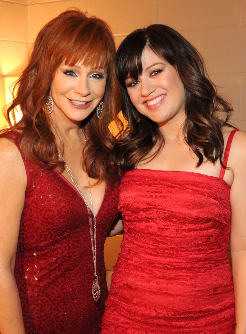 Reba McEntire and Kelly Clarkson