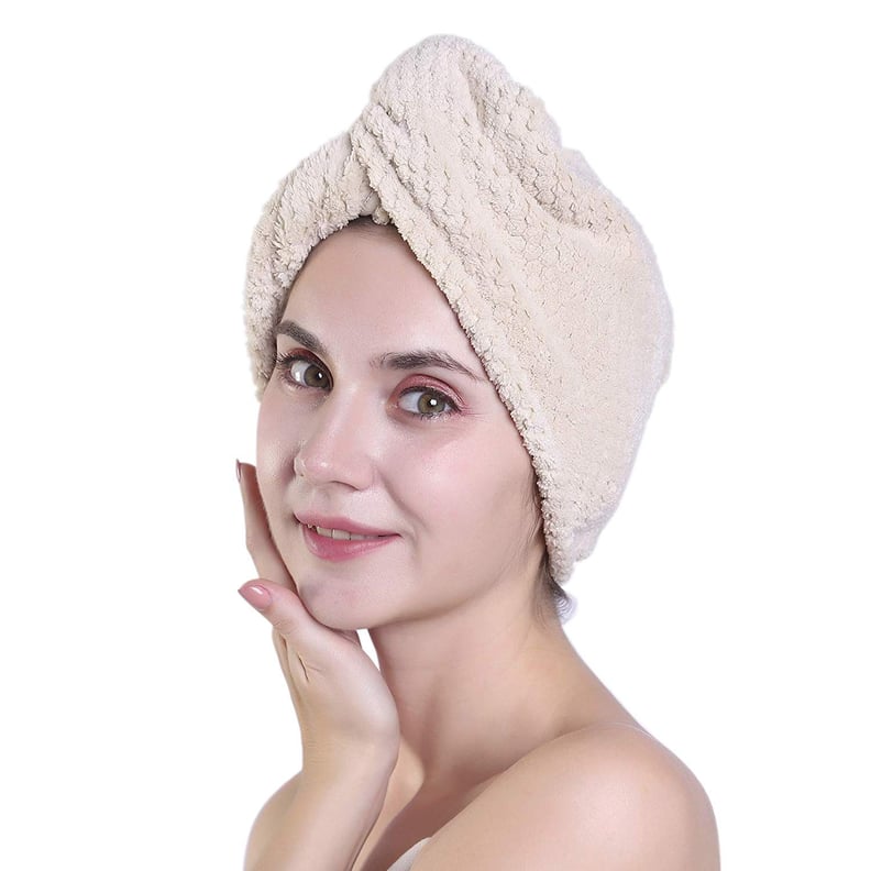HAPIU Super Absorbent Microfiber Hair Towel Wrap