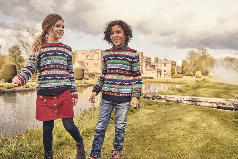Mini Boden just dropped the CUTEST Harry Potter kids' clothing