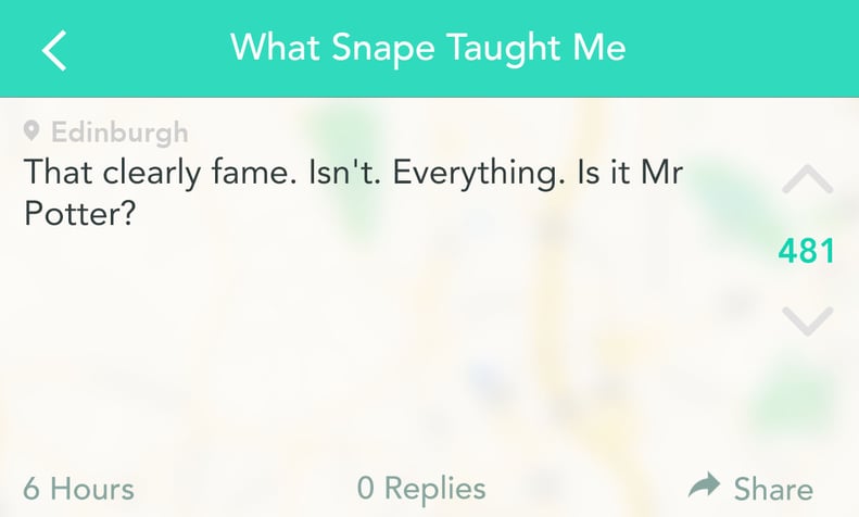 Your character stands for a lot more than any fame you have.