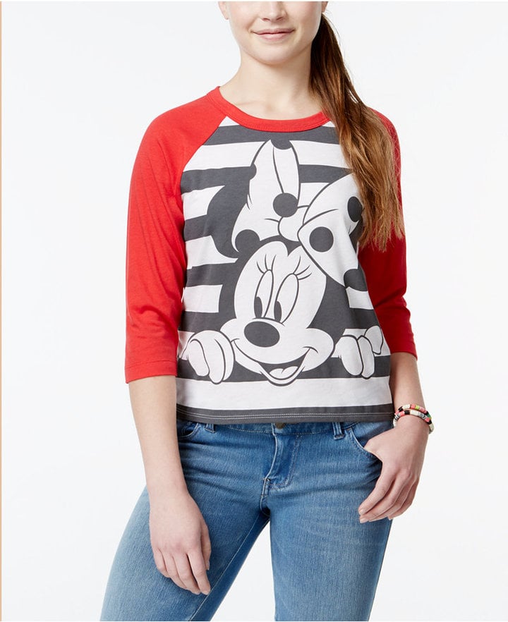 Minnie Mouse Graphic Baseball T-Shirt