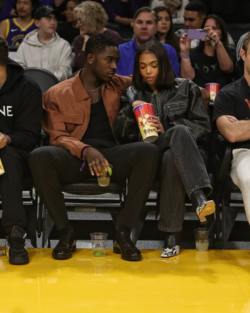 Lori Harvey and Damson Idris's Basketball-Game Outfit