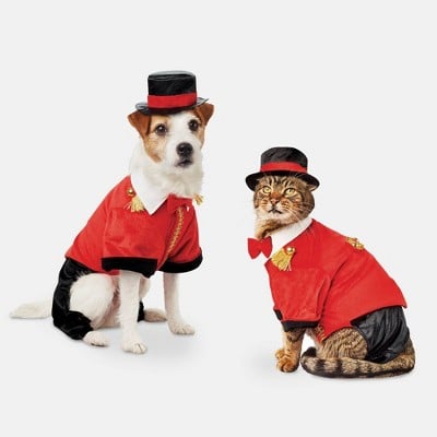 Ringmaster Dog and Cat Costumes
