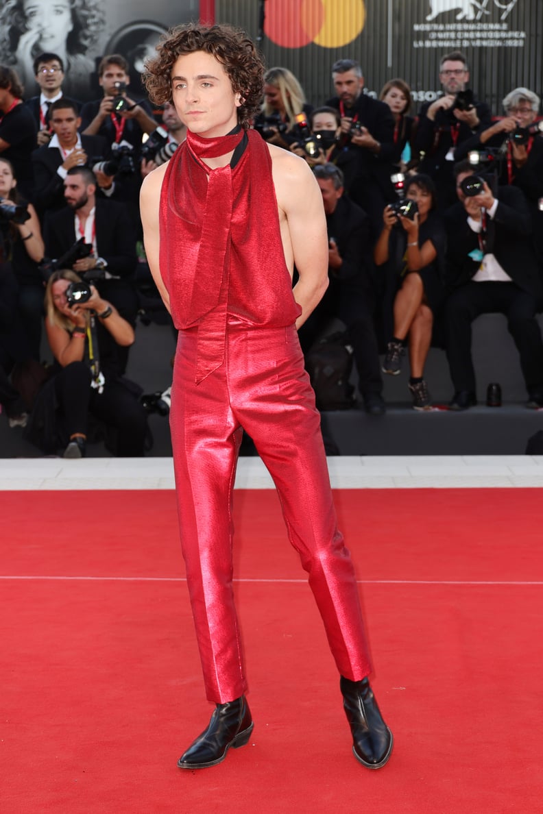 Timothée Chalamet at the 2022 Venice Film Festival