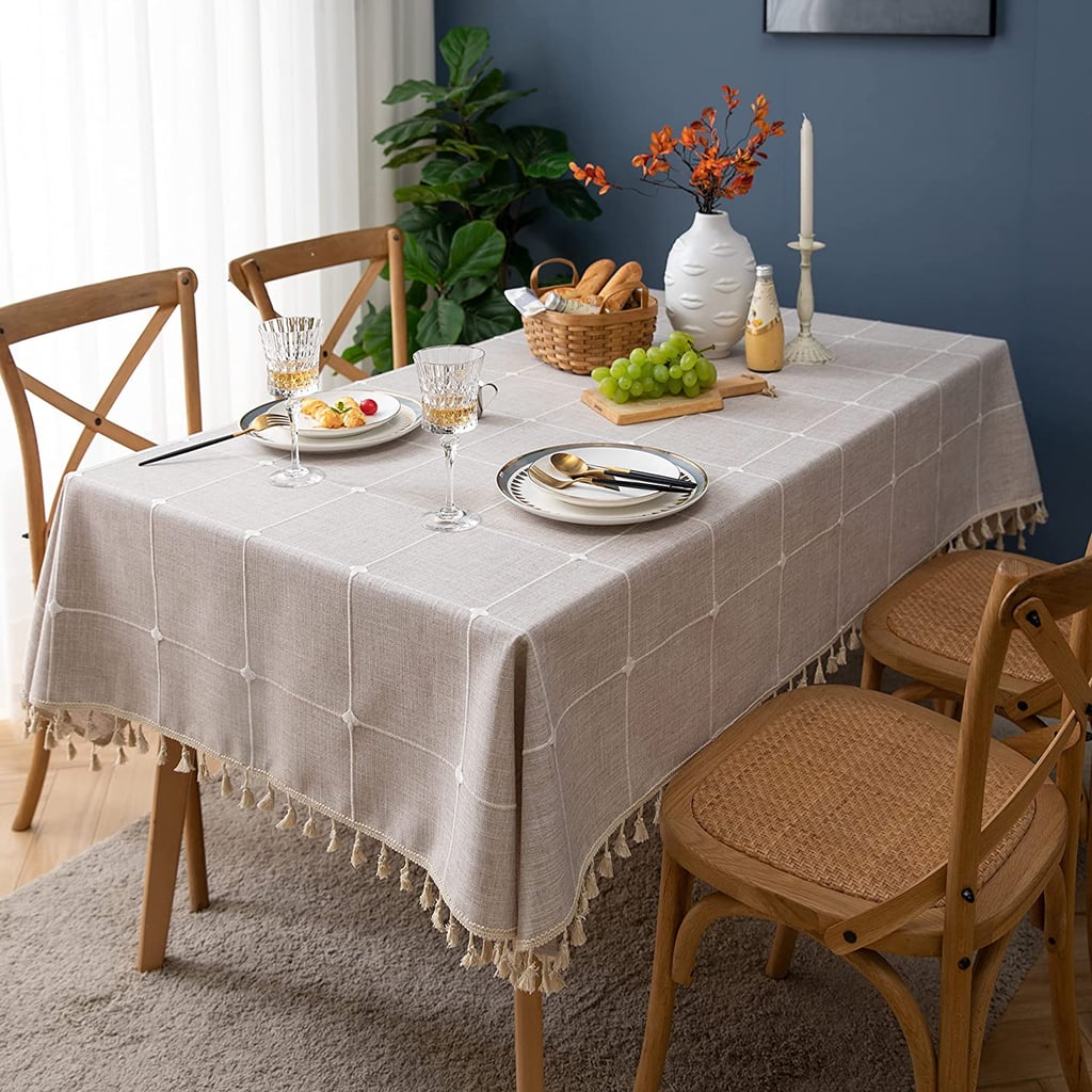 Cotton Tablecloth Cheap Party Supplies on Amazon POPSUGAR Smart