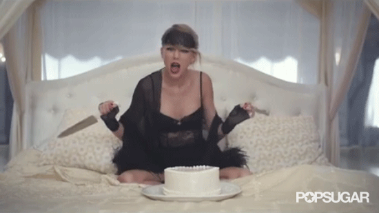 When She Stabs the Heart Cake and You're Like, "SHOW 'EM, TAY!"