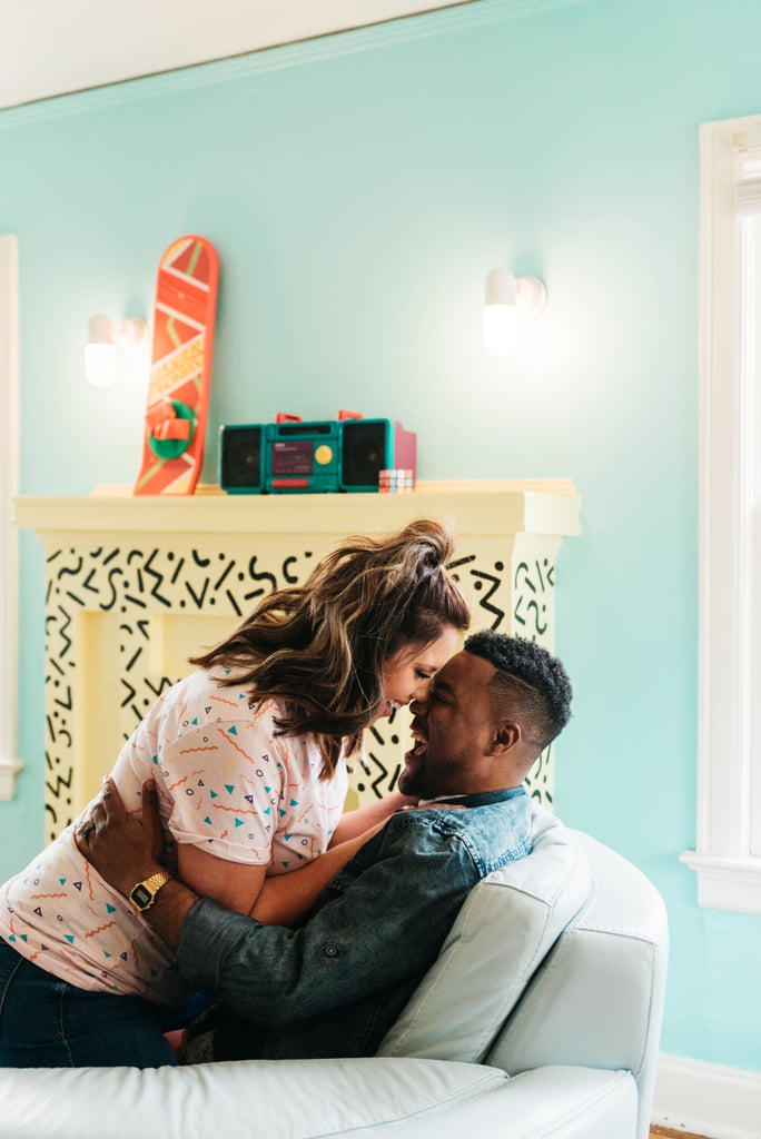 Retro '80s and '90s Engagement Shoot