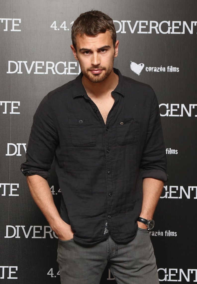 Theo James = Theodore Peter James Kinnaird Taptiklis