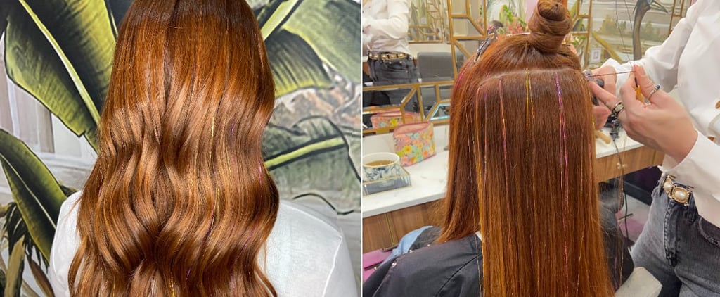We Tried the Tinsel Hair Trend, and It's Giving Us All the Festive Feels