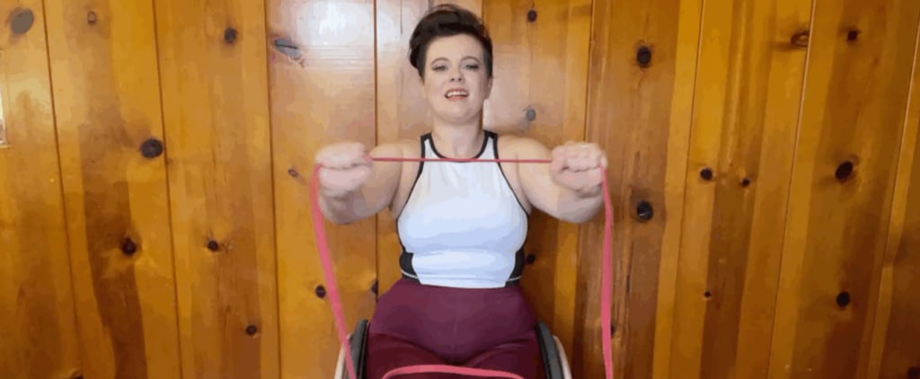 Work Your Upper Body in a Wheelchair or Chair With This 30-Minute Resistance-Band Workout