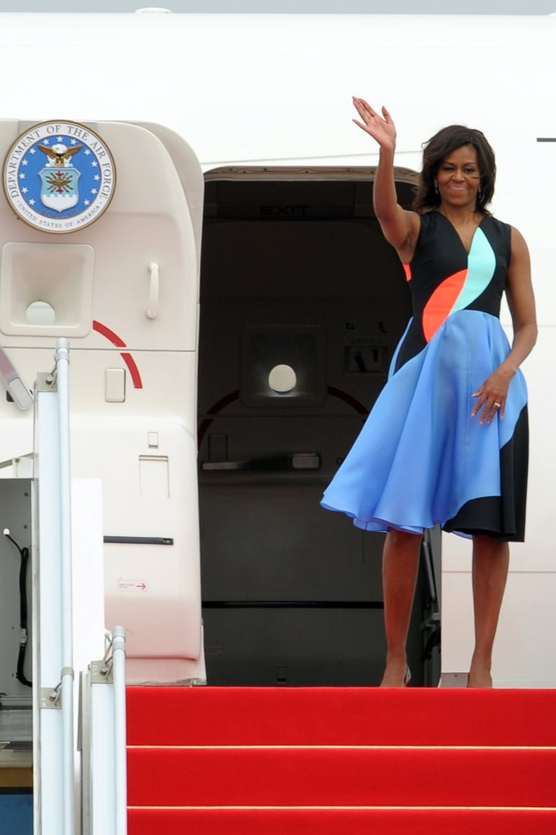 Michelle Obama Wearing Roksanda