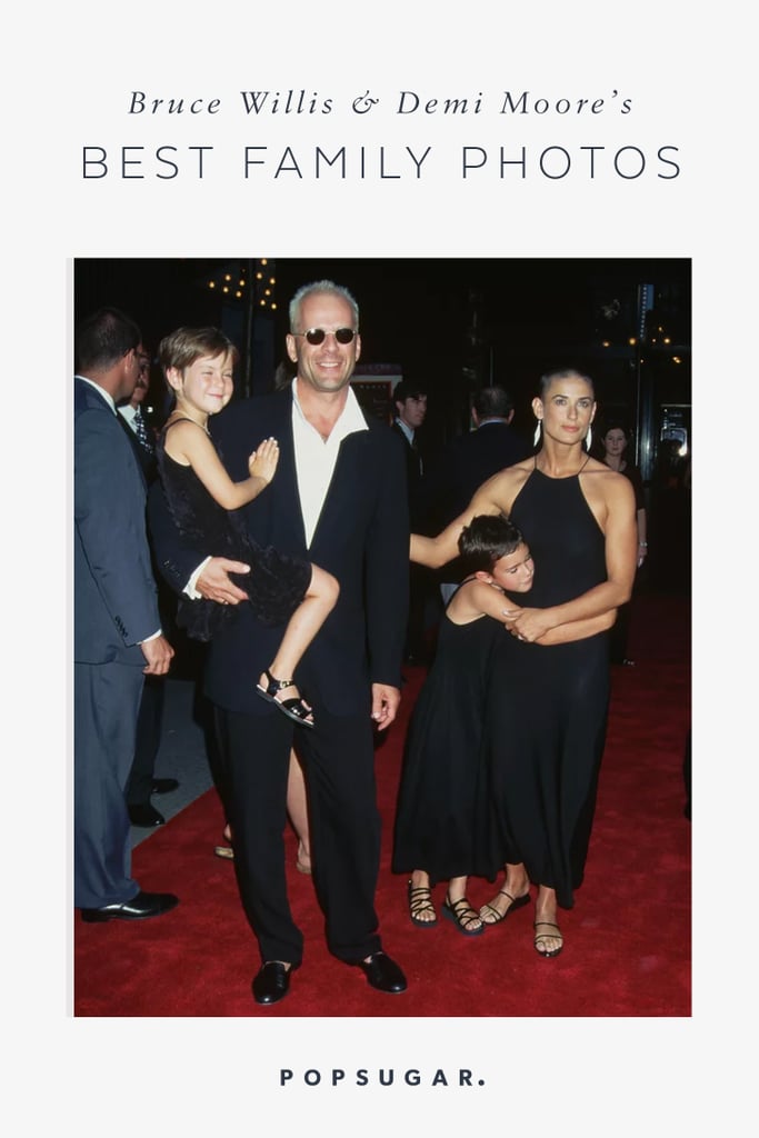Demi Moore and Bruce Willis Family Pictures