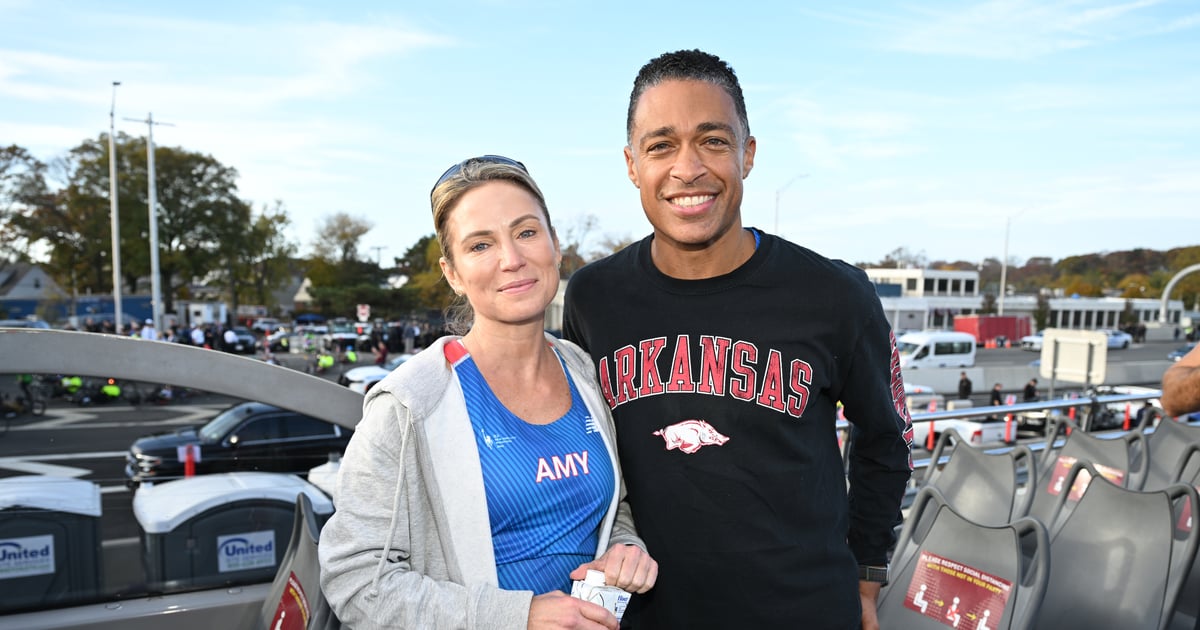 'Good Morning America' presenta a T.J. Holmes y Amy Robach aparentemente abordan su relación