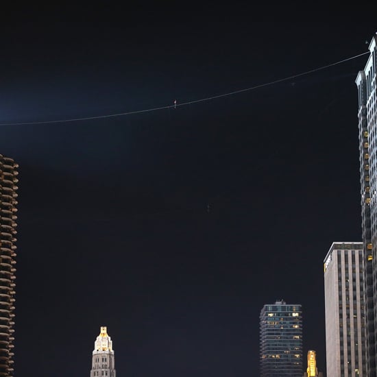 Nik Wallenda Walks a Tightrope Between Chicago Buildings