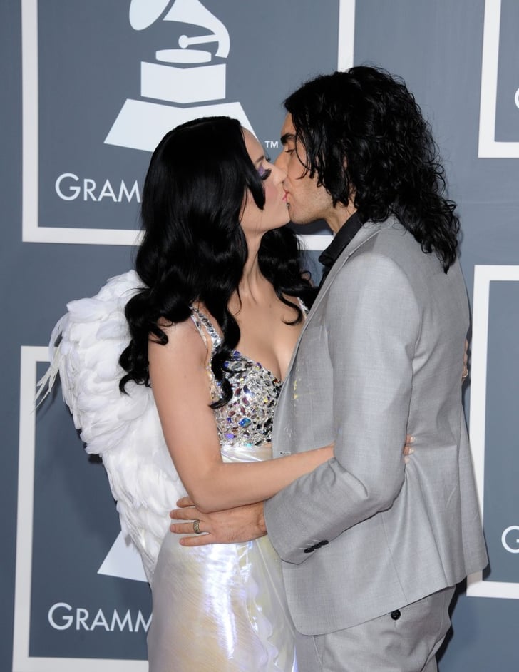 Katy Perry got a good-luck peck from her then-husband ...