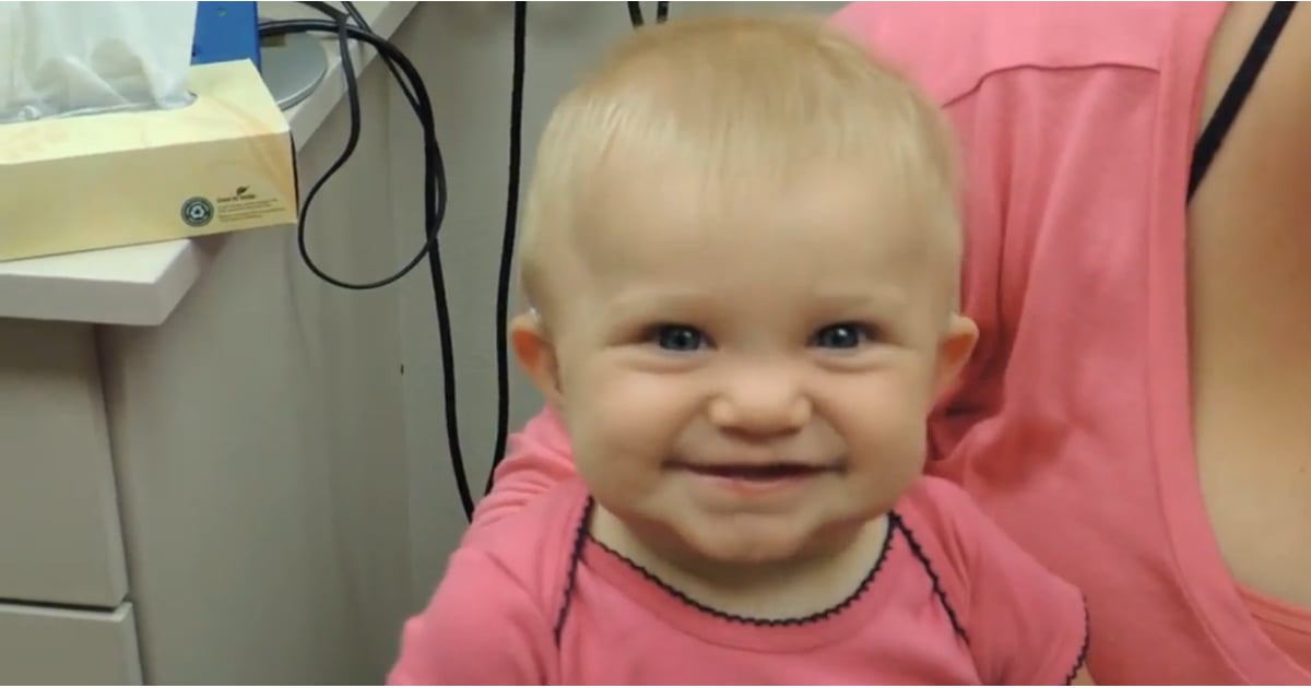 Baby Hears Her Mom's Voice For the First Time POPSUGAR Family