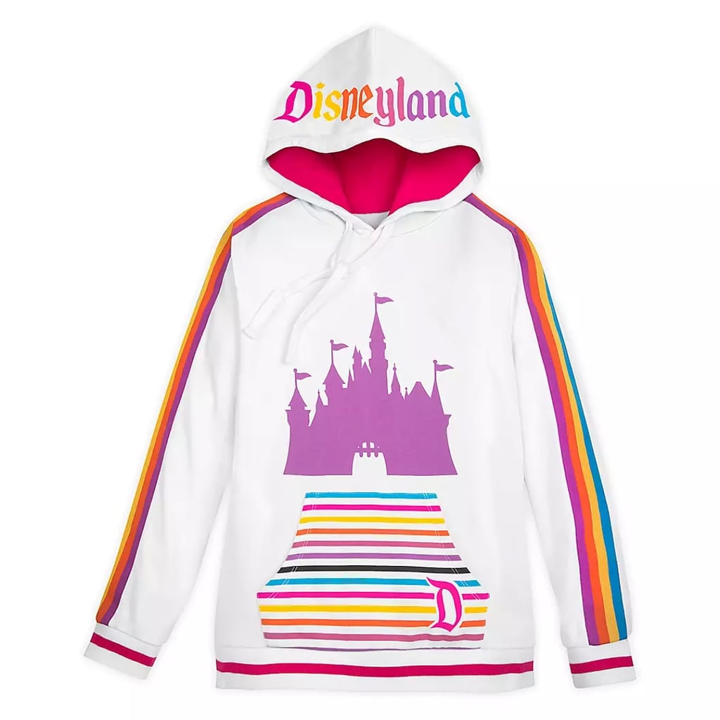 Disneyland Retro Stripe Pullover Hoodie for Women