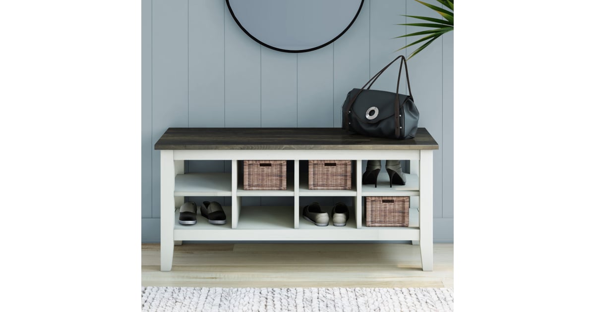 Lorraine cubby shop storage bench
