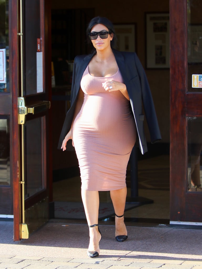 Kim Kardashian and Kanye West Out in LA September 2015
