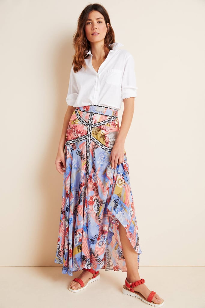 Taylor Embroidered Maxi Skirt