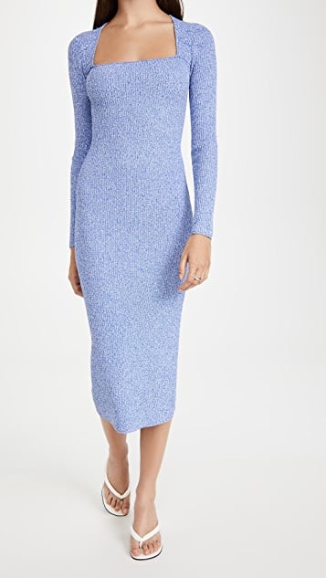 Ganni Melange Knit Dress