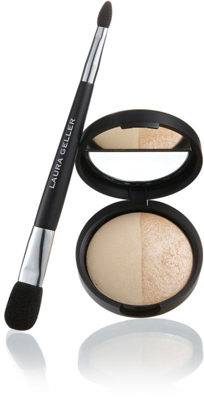 Laura Geller Baked Split Highlighter Duo With Brush in French Vanilla and