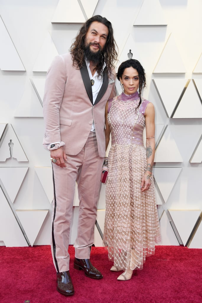 Jason Momoa and Lisa Bonet in Fendi at the 2019 Oscars
