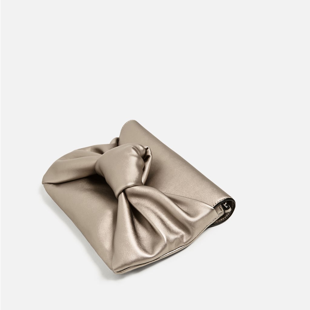 Zara Clutch With Bow ($30)