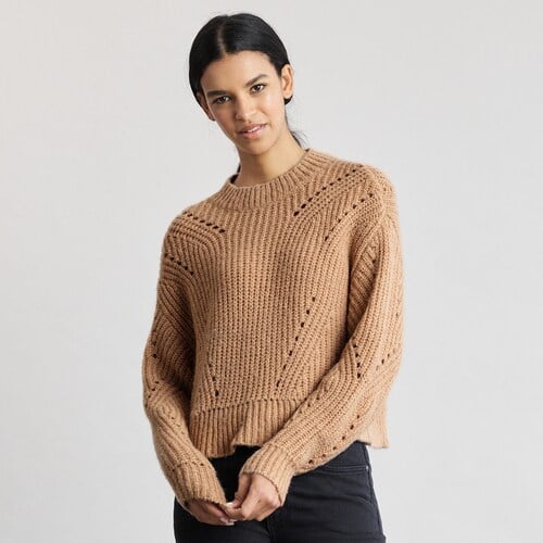 Elizabeth and James Open Stitch Sweater