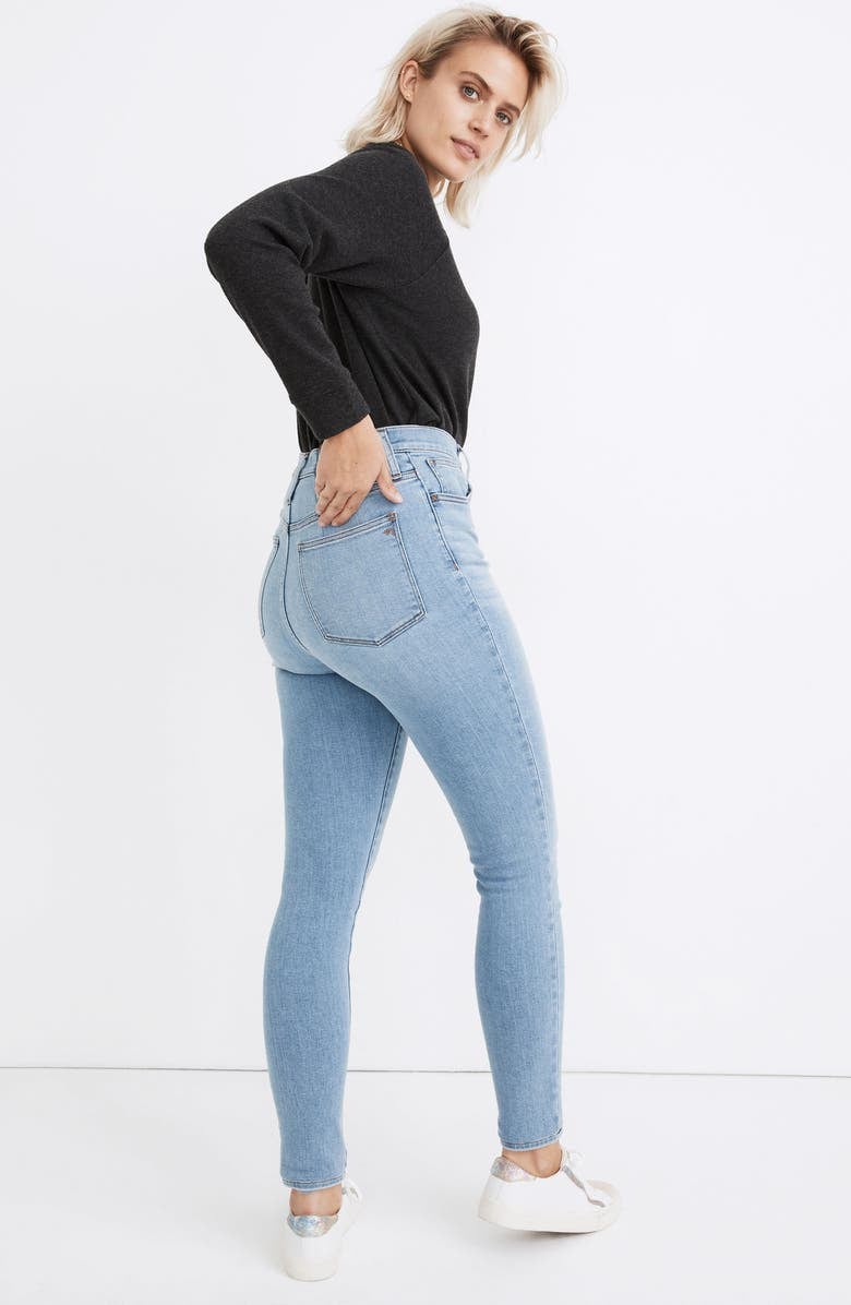 Madewell high store waisted button jeans