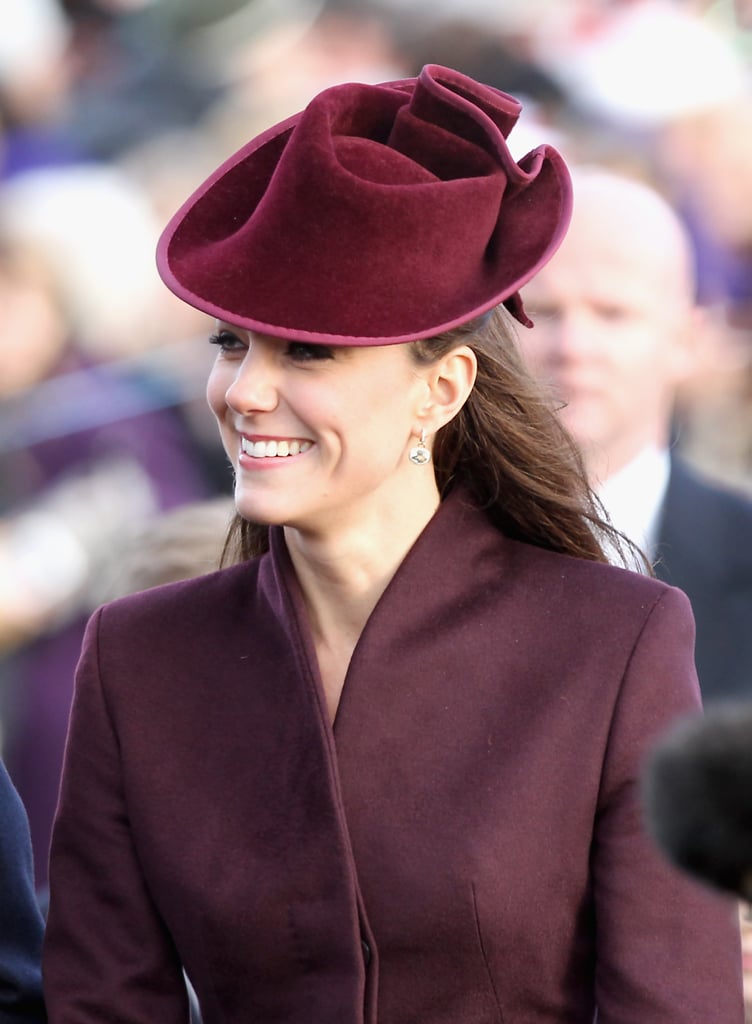 Kate Middleton celebrated her first official Christmas with the royal family after marrying William in 2011. She attended the traditional church service at Sandringham and greeted fans with flowers and gifts.