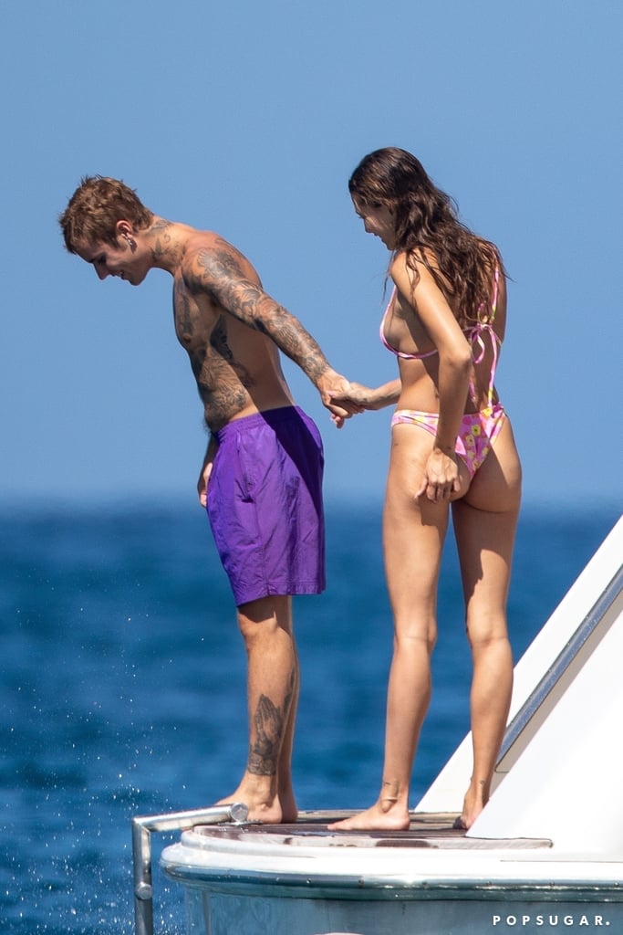 Justin and Hailey Bieber in Cabo San Lucas, Mexico Pictures